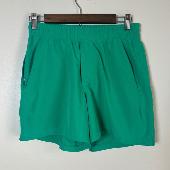 lululemon athletica Other - Lululemon Mens Pace Breaker Short 5" Shorts Green Athletic Zip Pocket Size S